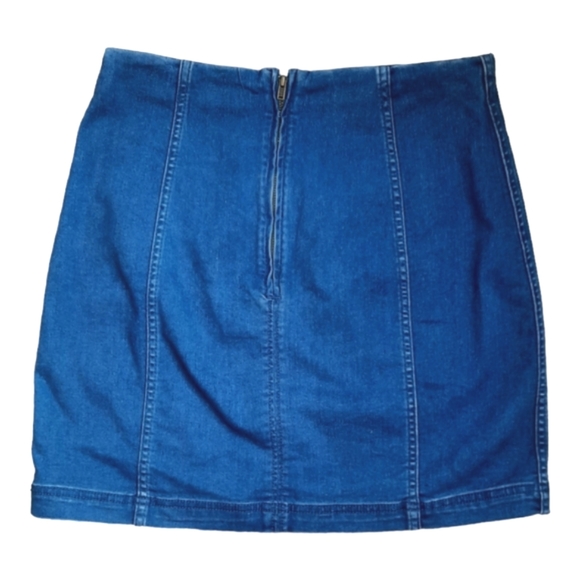 Free people denim mini skirt - - Picture 2 of 3
